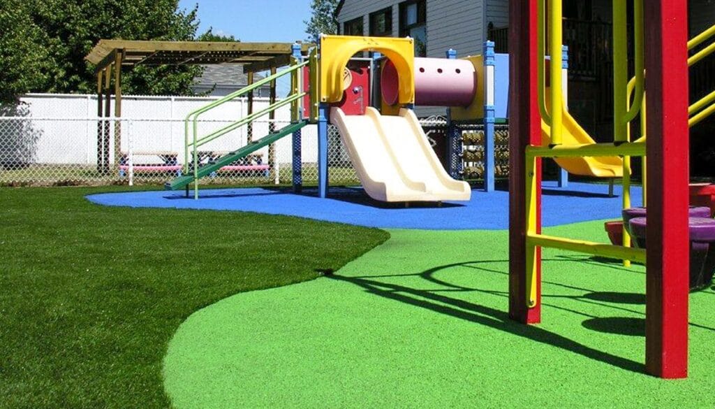 playgrounds synthetic turf and artificial grass