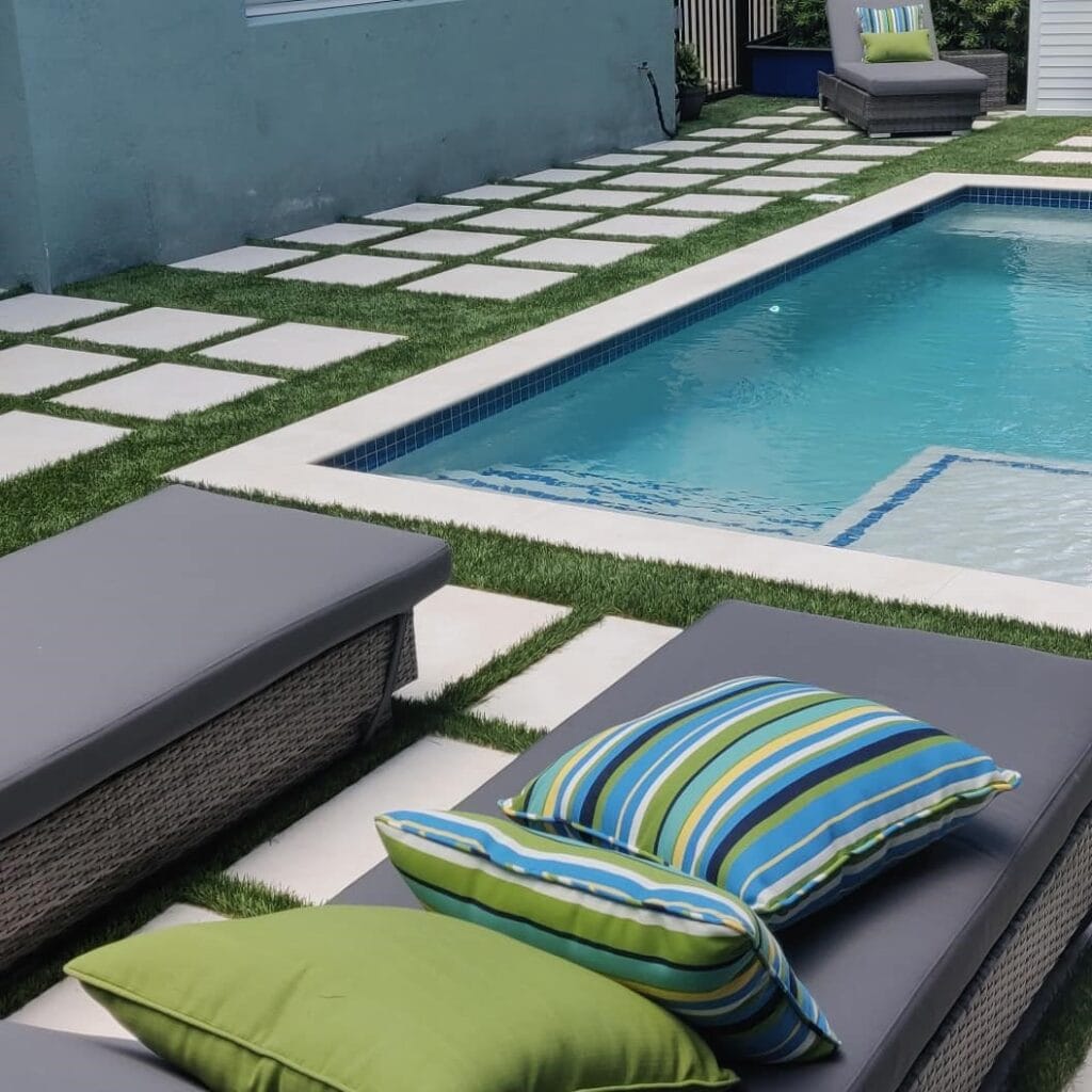 pavers and artificial grass smart synthetic turf